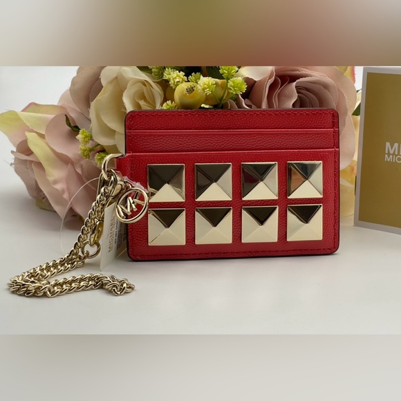 Michael Kors Jet Set Charm Small Chain ID Card Case - Picture 1 of 8
